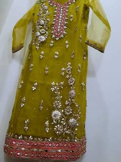 Wedding dress for mehndi