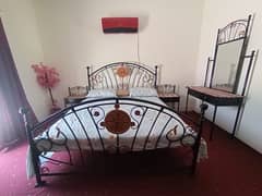 Iron Double Bed Set