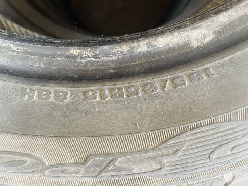 Dunlop Sports Tyres 4 PCs (Used) R15 - 185/65 3