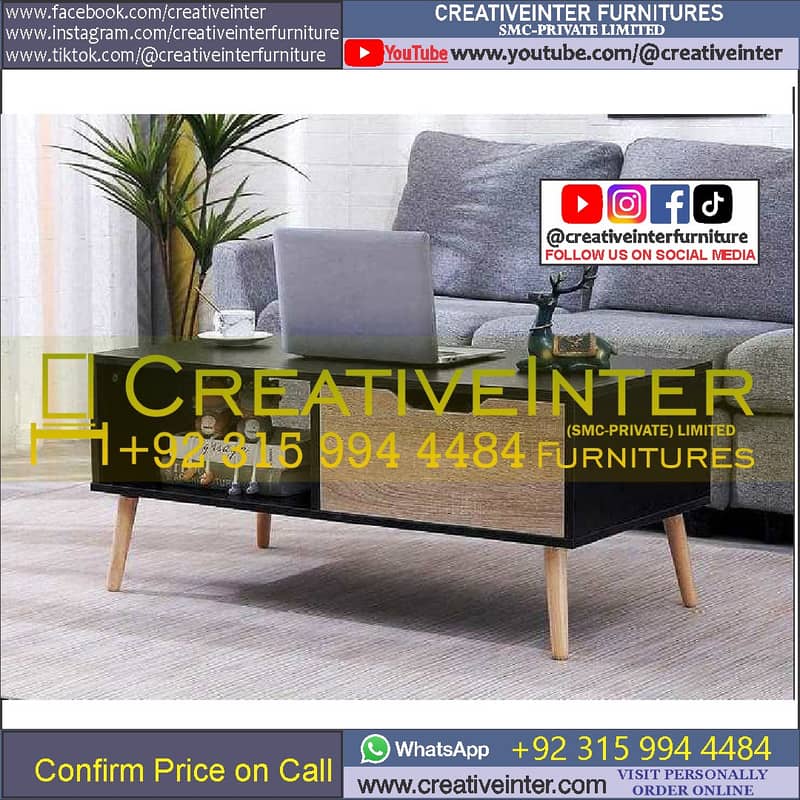 Coffee Table Set of Two Nested Modren Center Sofa Chair 12