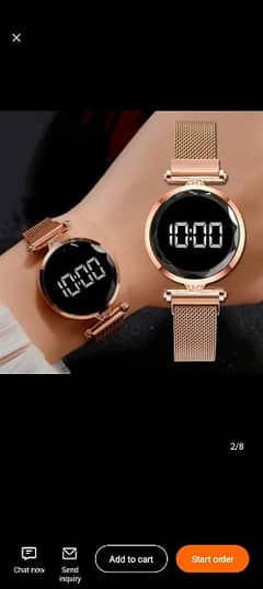 New Led Women Magnetic Bracelet Watch
