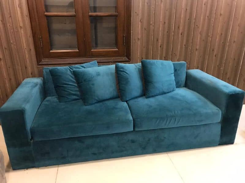 Comfortable Velvet Sofa 1
