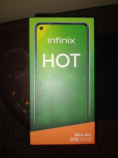 infinix hot 10 with box and original infinix charger protector cover 6
