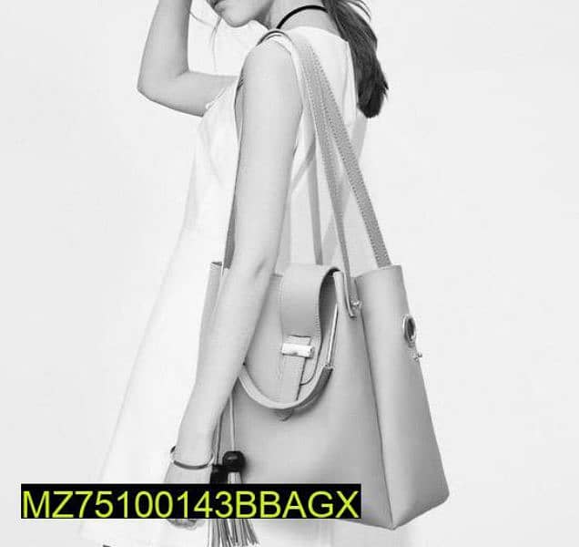 bag x_pu leather Alexa 3 piece white handbags 1