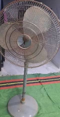 1 pedestal fan and 1 ceiling fan