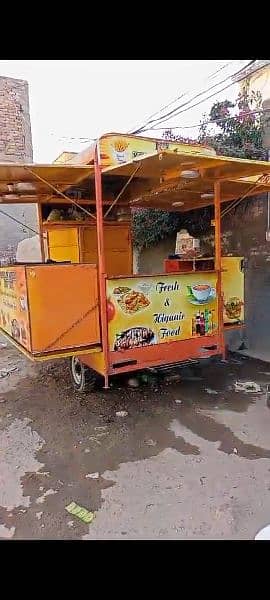 Food Cart In Loader Rikshaw 1