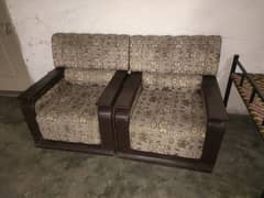 Sofa set for sell 5 seater sofa with table in fabric clothe .