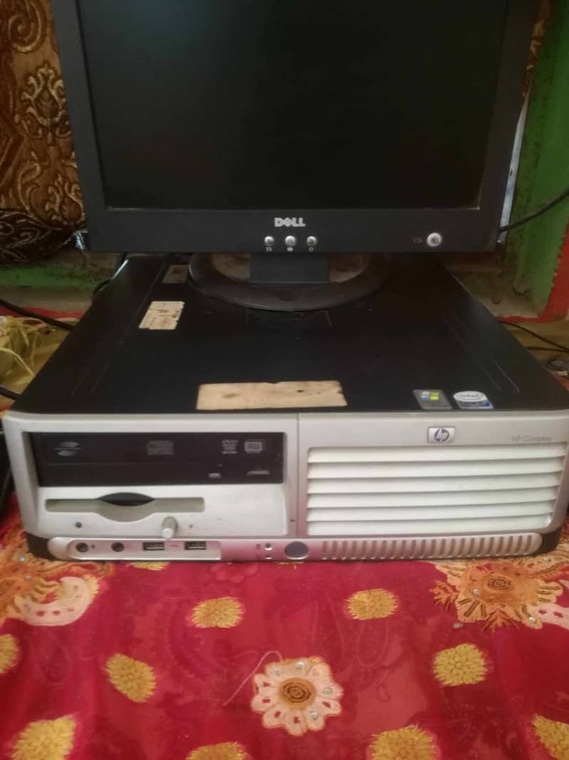 Hp Pc 4GB RAM//MEMORY 500GB with WiFi /// Computer for sale 2
