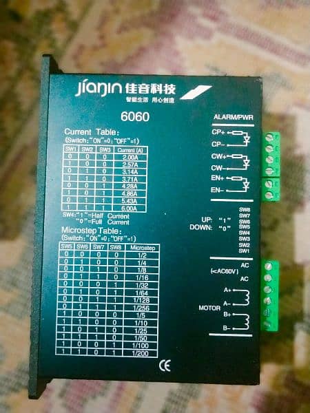 Energy Analyzer & micro stepper motor drive 6