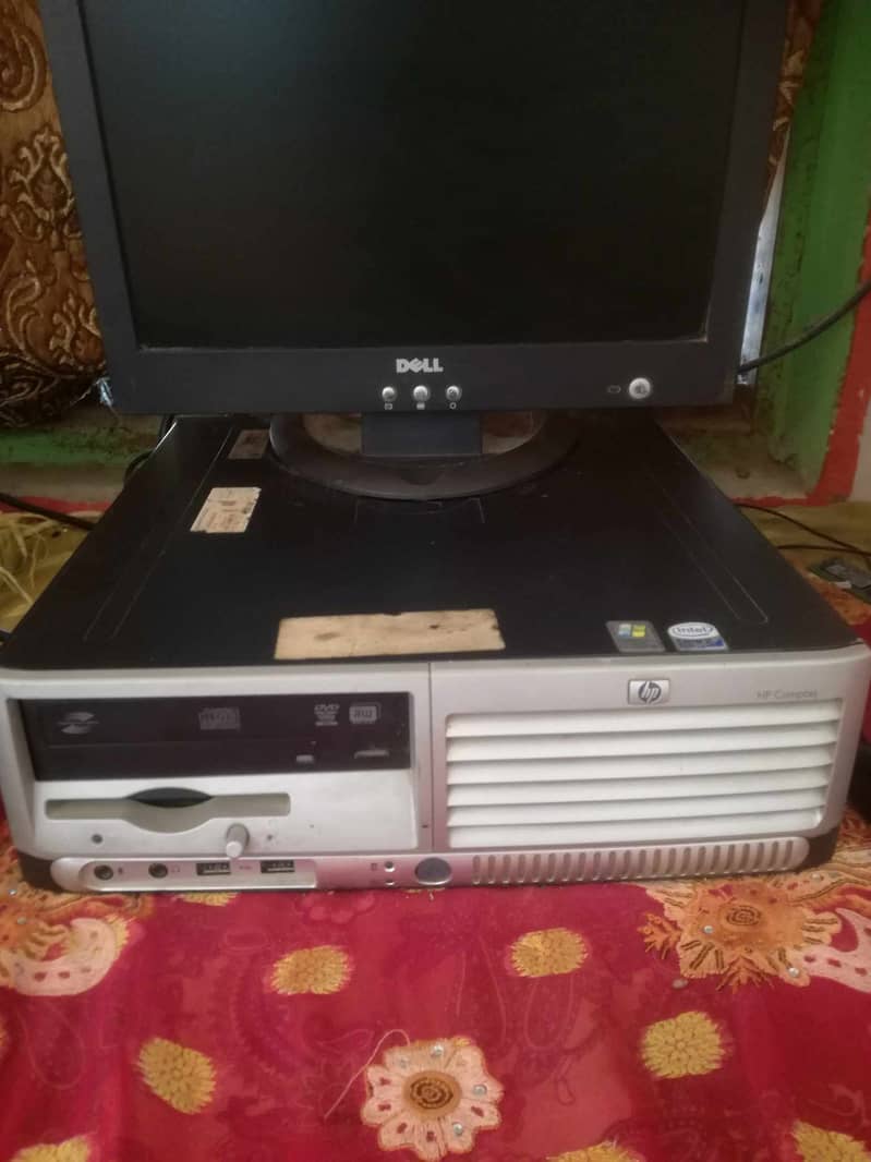Hp Pc 4GB RAM//MEMORY 500GB with WiFi /// Computer for sale 15