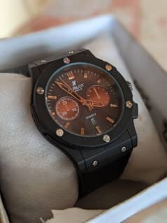 Hublot watch for men (time+date) 0