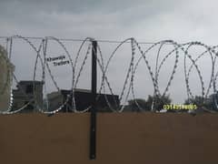 Khawaja: Razor Wire, Chainlink Mesh Fence, Barbed concertina wire 0
