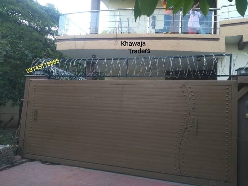 Khawaja: Razor Wire, Chainlink Mesh Fence, Barbed concertina wire 4