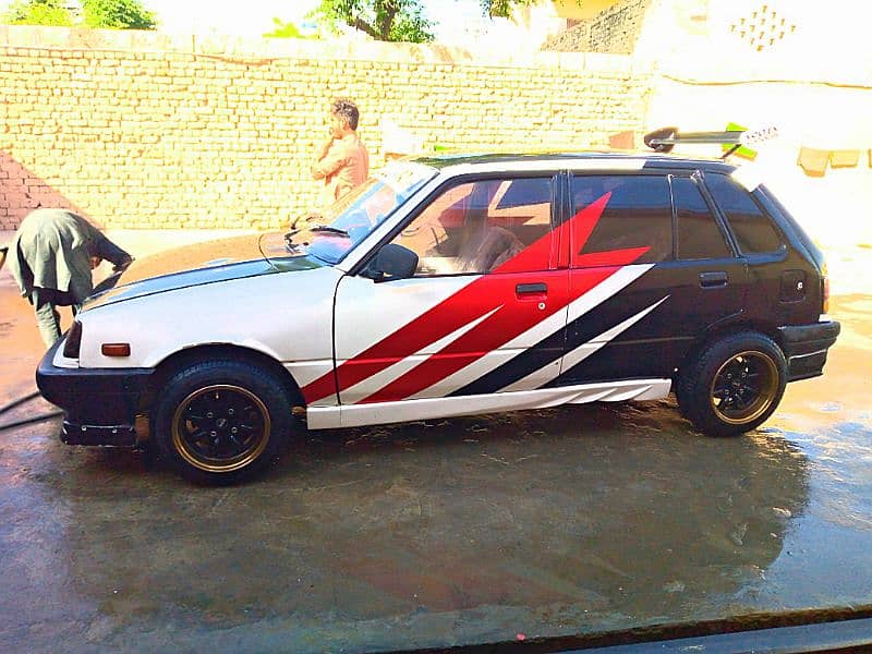 exchange possible car  Suzuki Khyber Swift sports modified 9