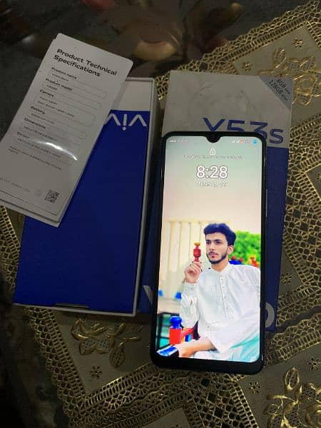 VIVO Y53s LUSH CONDITION | 8/128 | PTA APPROVED my whatsapp03055437106 2