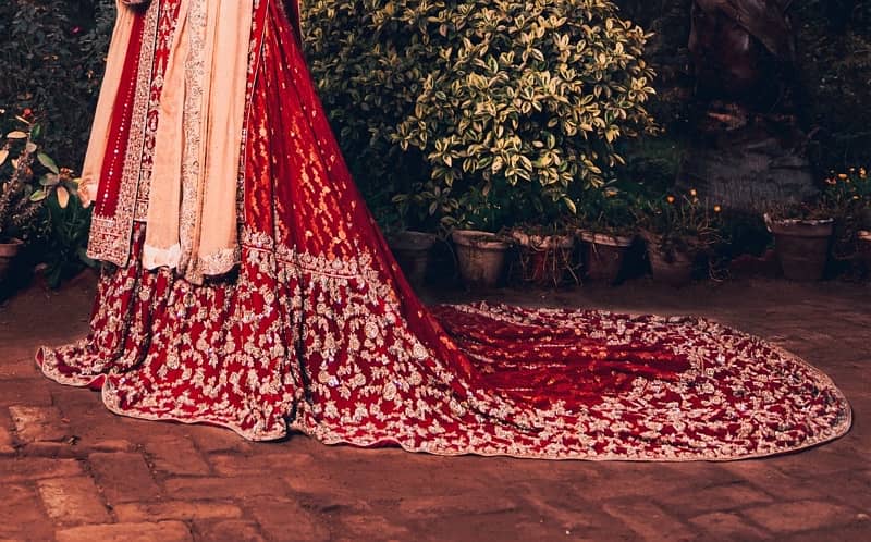 Red Bridal Rajhistani Lehnga 2
