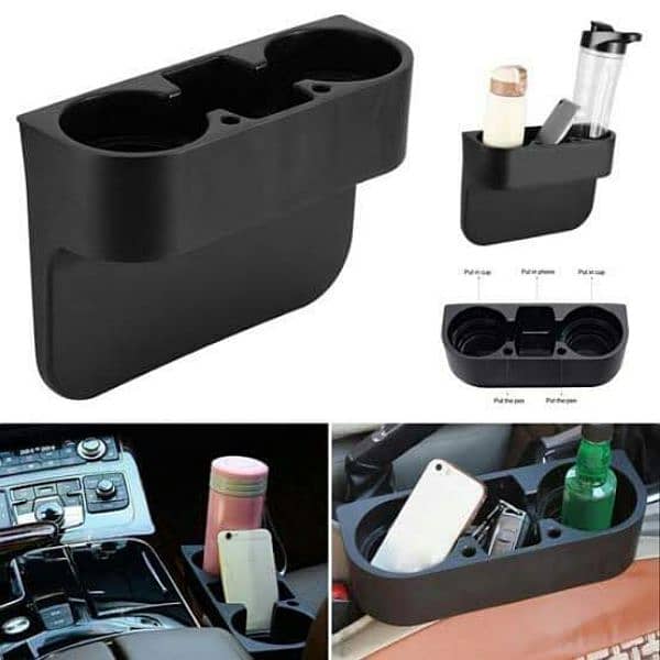 Seat Gap Filler with Cup Holder/ 3 in 1 Multifunction Cup Holder 1