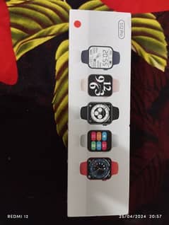 smart Watch Series 7 Colour black With charger and box and strap