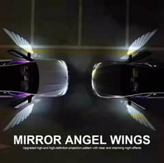 Car Angel Wings Welcome Light Rearview Mirror Welcome LED Lamp