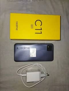 Realme c11 2021 with box and charger 0