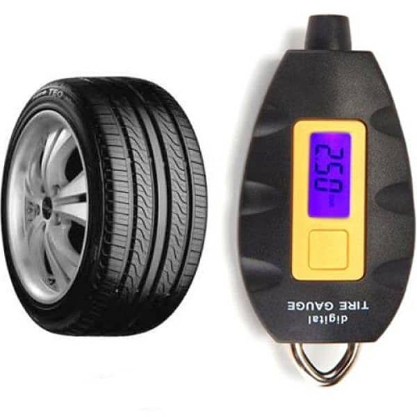 Tyre Pressure Gauge Digital LCD Tire Air pump Gauge Meter 1