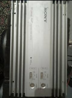 Sony Amplifier xm-3046 With Woofer And 2 Speaker's