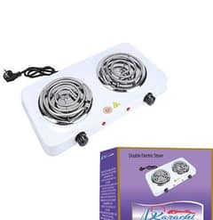 2 electric Double stove Burner