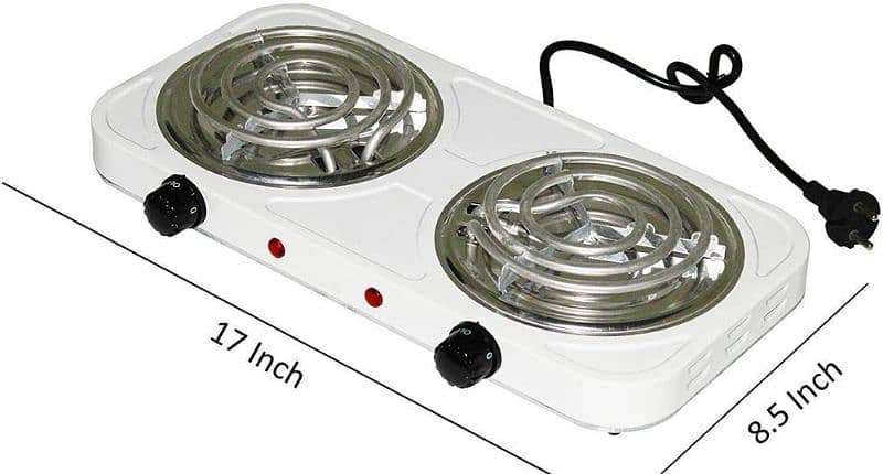 2 electric Double stove Burner 1