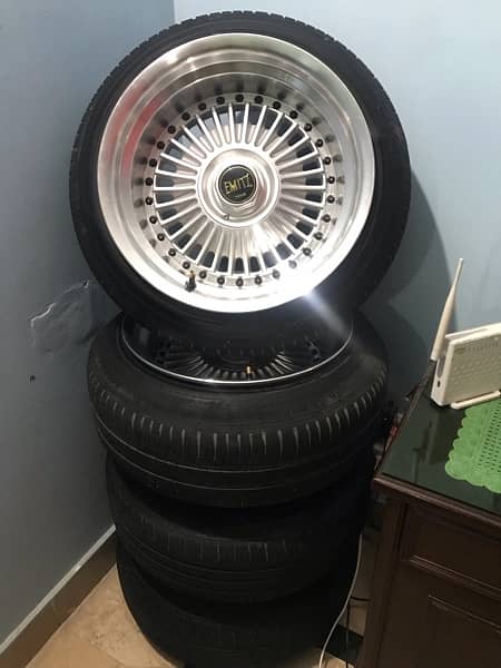 Deep dish rims and tyres 0