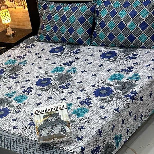 3PC KING SIZE BRANDED BEDSHEETS 8