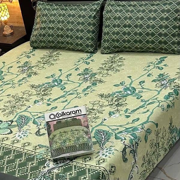 3PC KING SIZE BRANDED BEDSHEETS 14