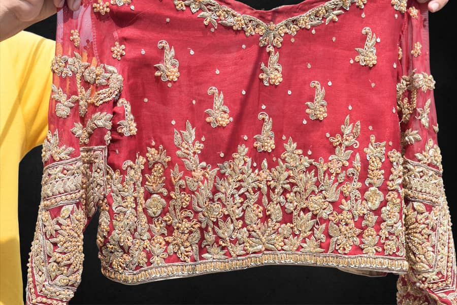 Beautiful Red Lehenga with 12 Flares - Perfect for Any Occasion! 4