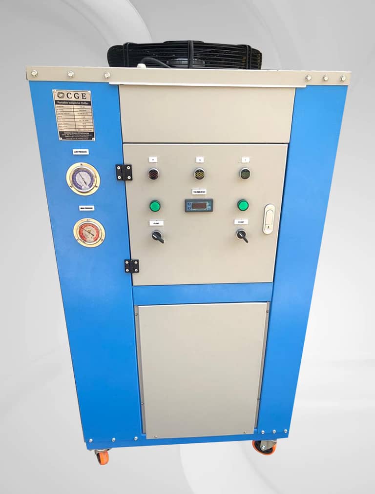 Portable Air Cooled Water Process Chiller Capacity Range: 03 -20 Ton 1