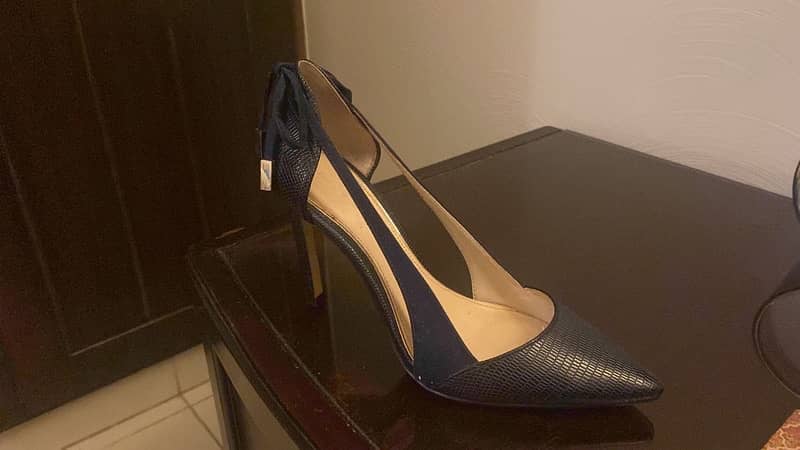 Zara Navy Blue Heels 2