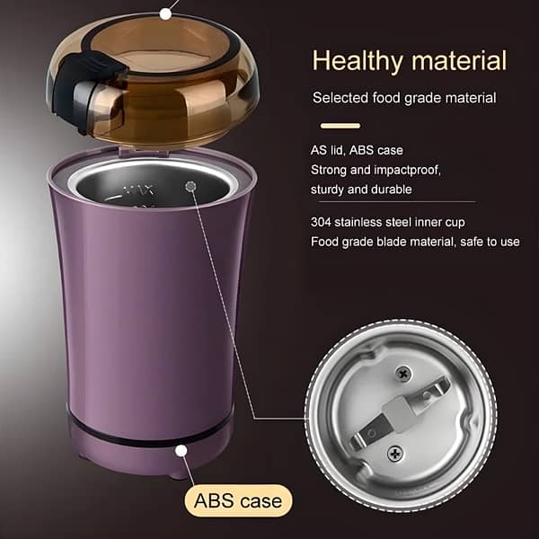 Portable Mini stainless steel Coffee Bean Grinder - Spices Crusher 2