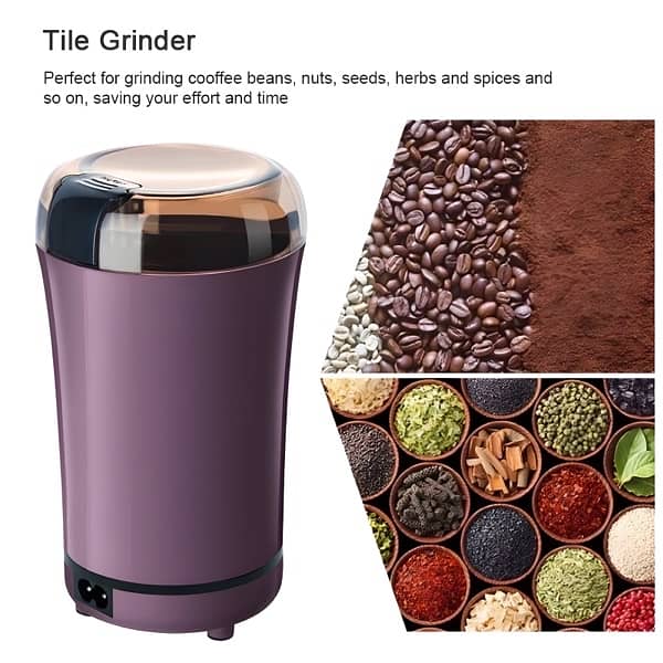 Portable Mini stainless steel Coffee Bean Grinder - Spices Crusher 6