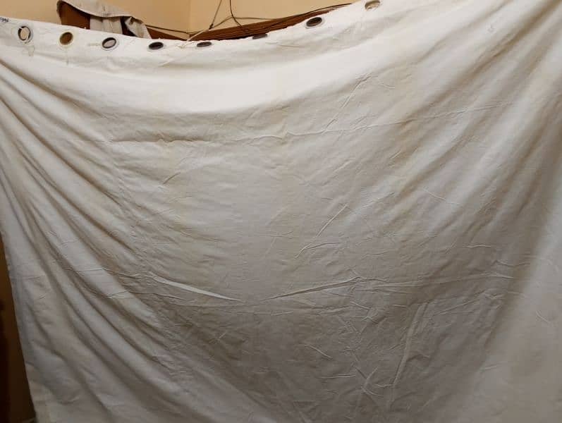 Lining Curtains Off White Color 7 feet Length 7 feet width 1
