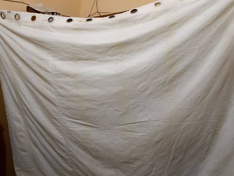 Lining Curtains Off White Color 7 feet Length 7 feet width 4