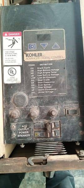 Kohler 12KVA Generator, Lpg and gas 6