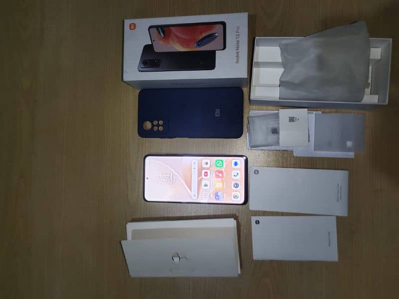 ph: 03104090758 Redmi note 12 pro 8GB ram with extended ram 256GB rom 7