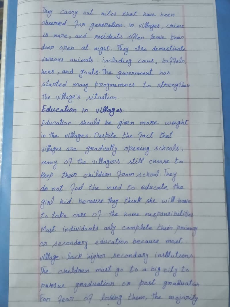 handwritten assignment work 11