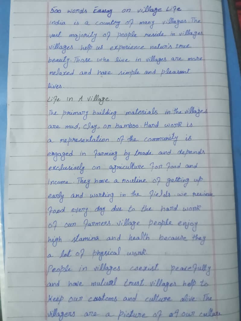 handwritten assignment work 12