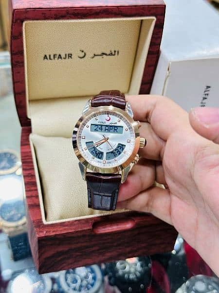 AlFajr Dual Time Strap With Master Lock New Variety 1
