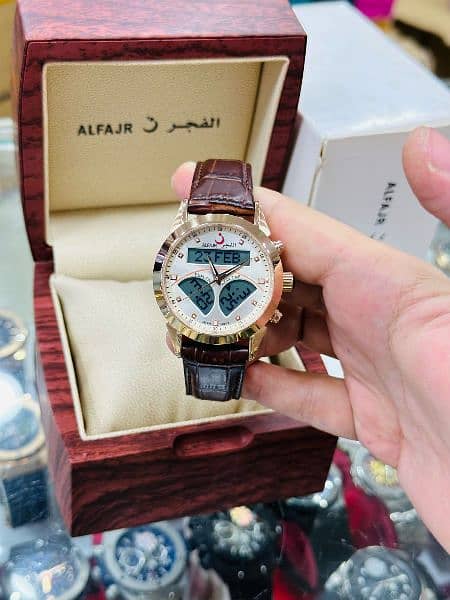 AlFajr Dual Time Strap With Master Lock New Variety 2
