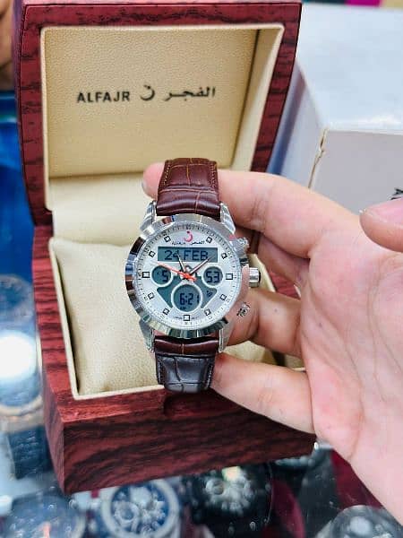 AlFajr Dual Time Strap With Master Lock New Variety 4