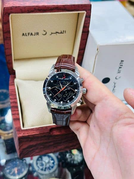AlFajr Dual Time Strap With Master Lock New Variety 7