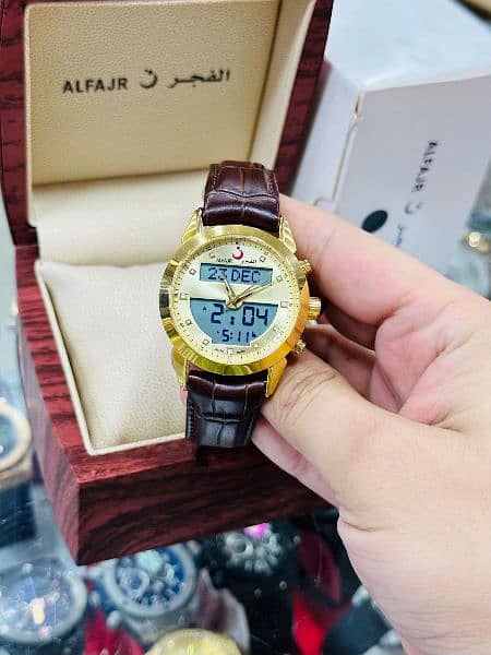 AlFajr Dual Time Strap With Master Lock New Variety 8