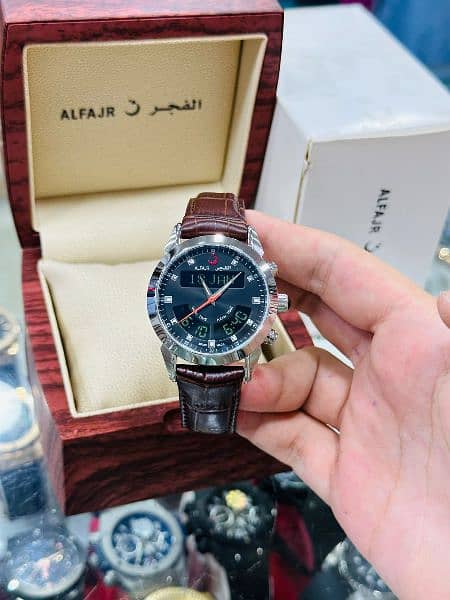 AlFajr Dual Time Strap With Master Lock New Variety 13