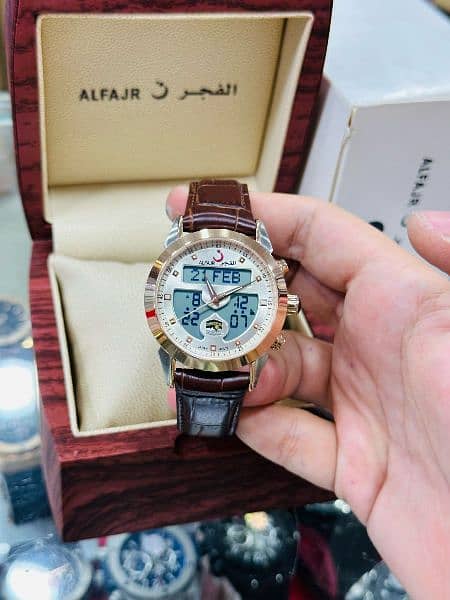 AlFajr Dual Time Strap With Master Lock New Variety 14