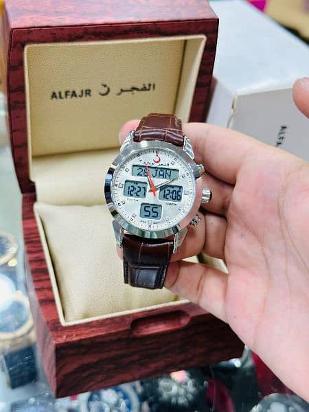 AlFajr Dual Time Strap With Master Lock New Variety 15